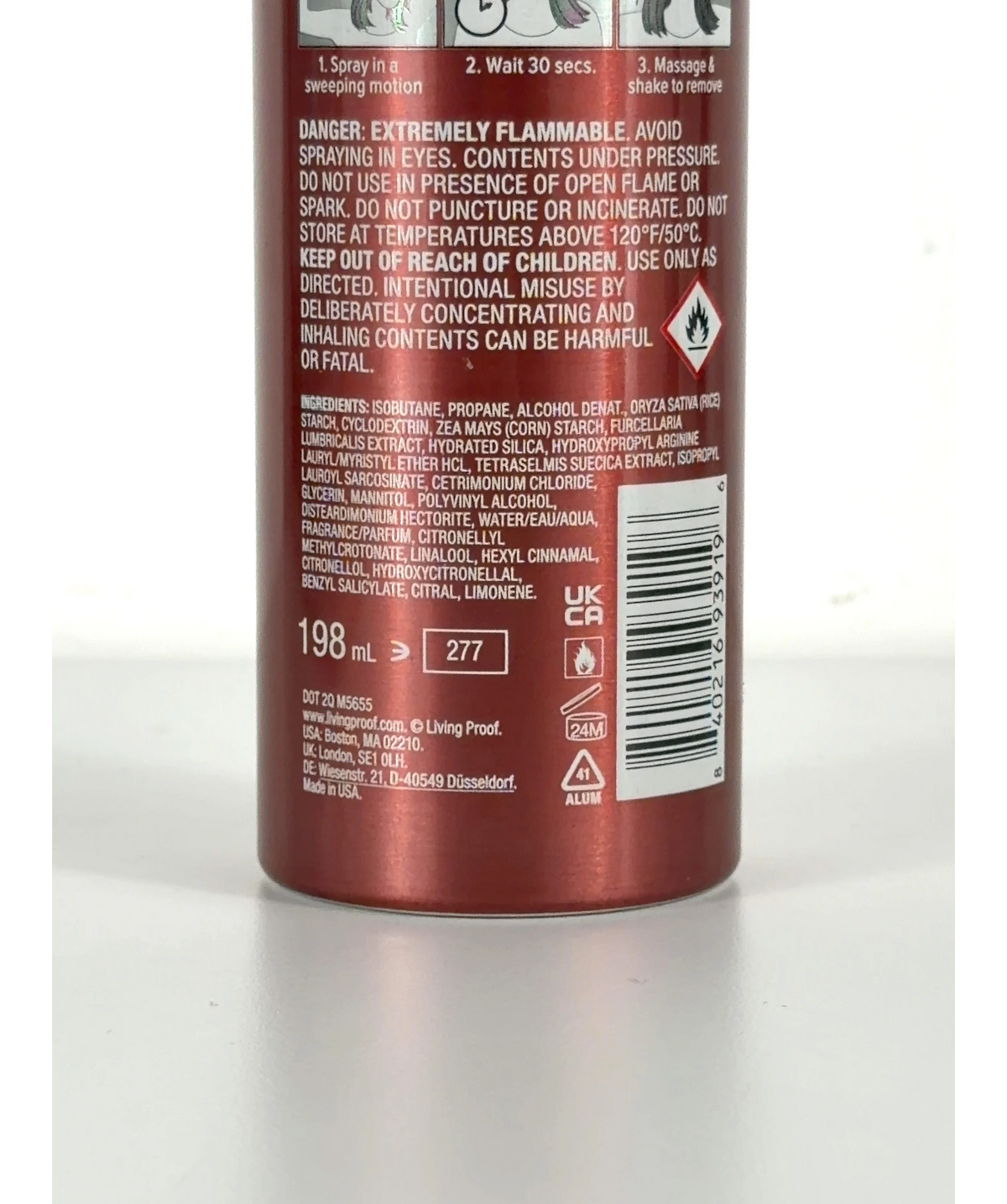 Living Proof Velvet Amber Perfect hair Day Advanced Clean Dry Shampoo, size 198ml — fabric detail