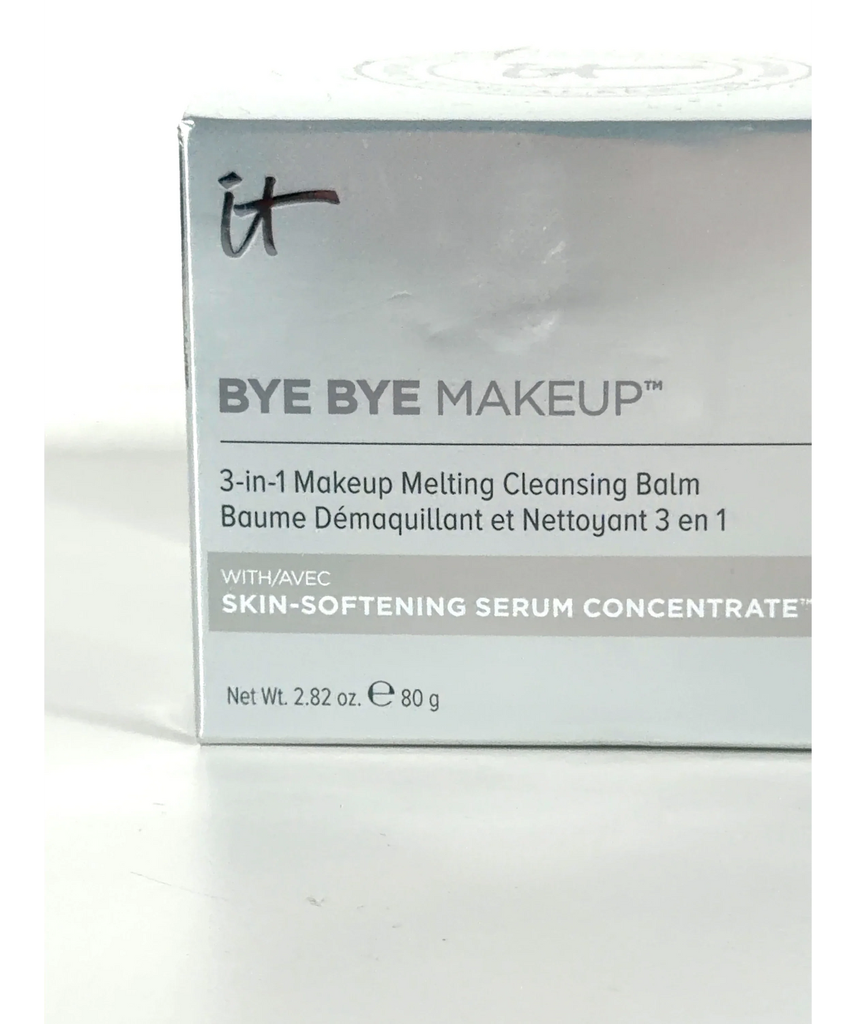 IT Cosmetics BYE BYE MAKEUP, size 80g — care label