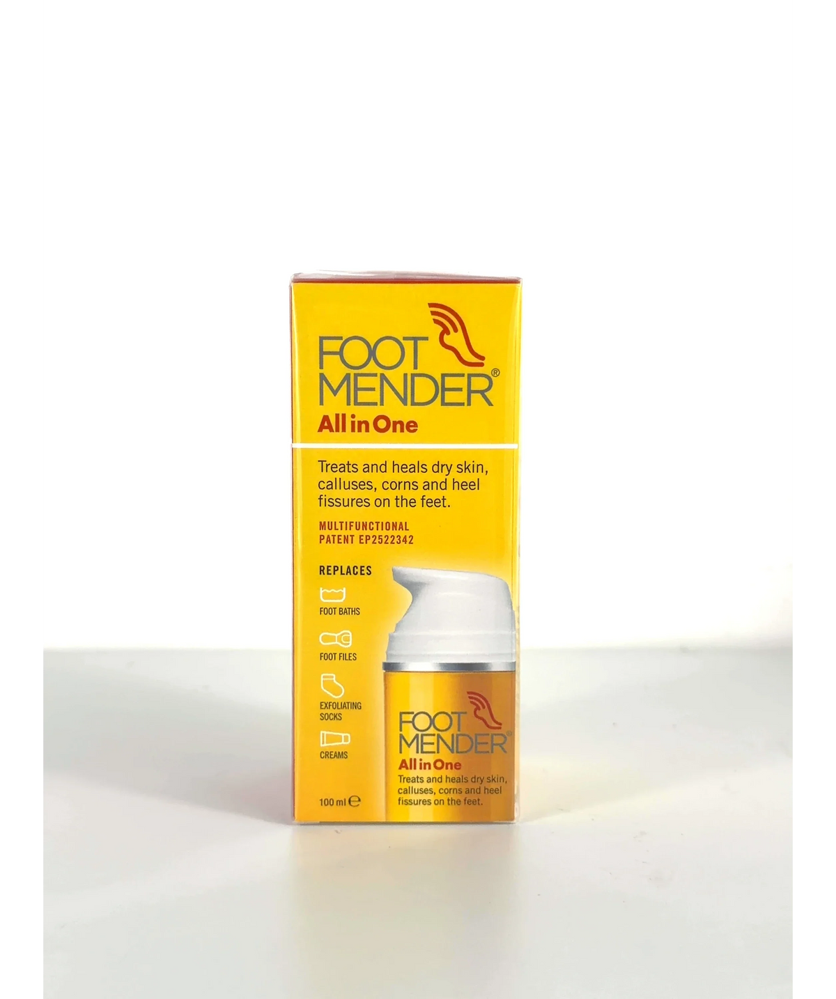 Footmender All in One, size 100ml — label
