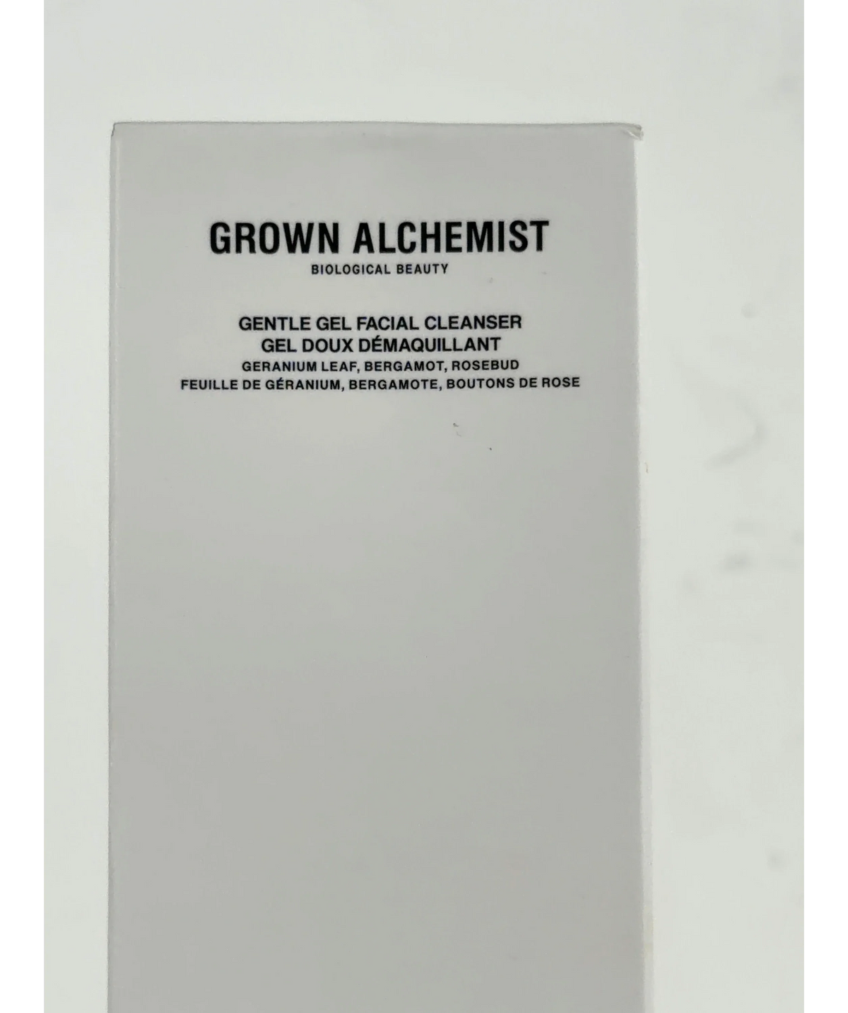 Grown Alchemist Gentle Gel Facial Cleanser, size 200ml — label