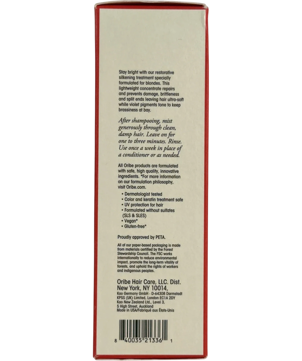 Oribe Bright Blonde Radiance & Repair Treatment, size 125ml — back