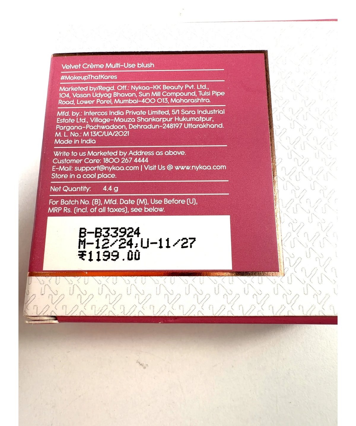 KAY BEAUTY Soften Velvet Crème Multi-Use Blush, size 4.4g — detail