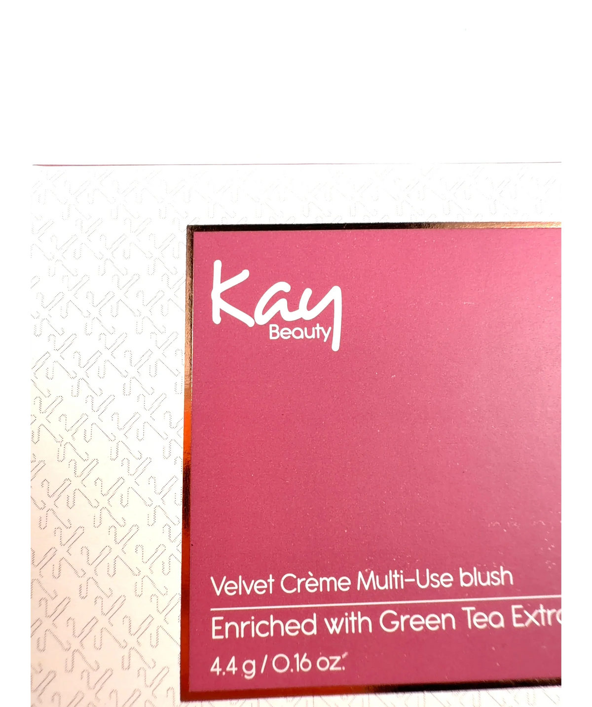 KAY BEAUTY Soften Velvet Crème Multi-Use Blush, size 4.4g — label
