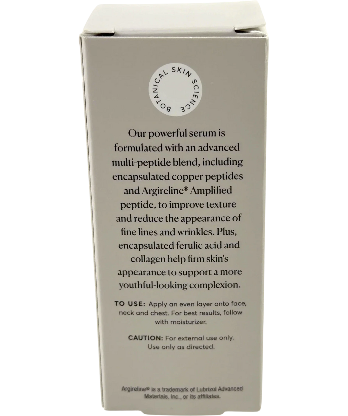 naturium Multi-Peptide Advanced Serum, size 30ml — back