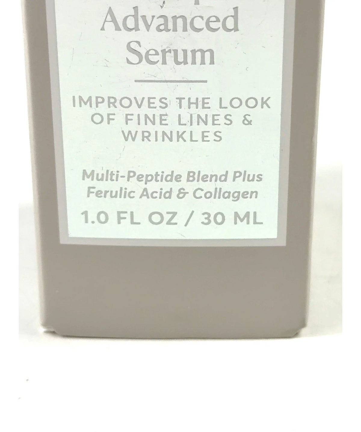 naturium Multi-Peptide Advanced Serum, size 30ml — care label