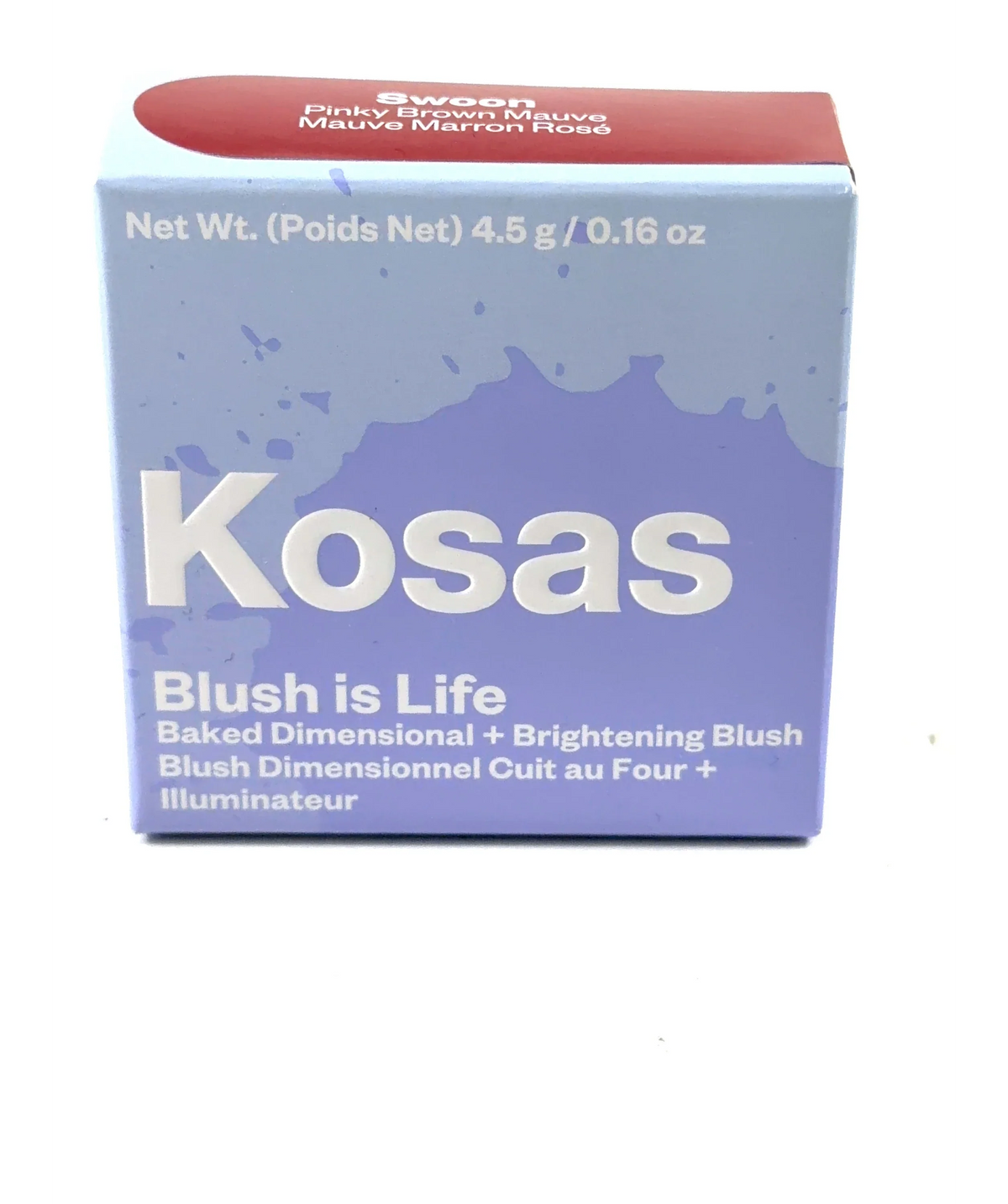 Kosas Swoon Blush is Life, size 4.5g — care label