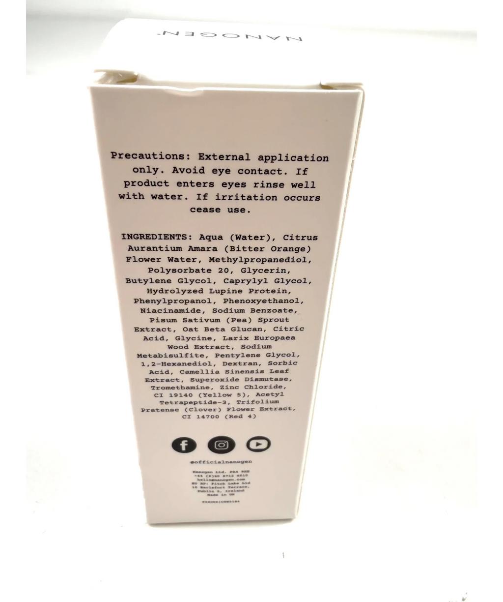 NANOGEN HAIR GROWTH FACTOR TREATMENT, size 30ml — fabric detail