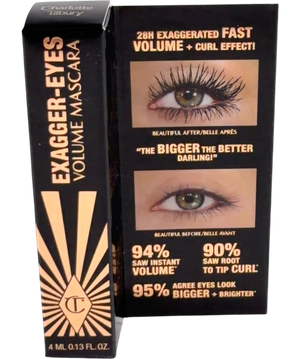 Charlotte Tilbury Exagger-Eyes Volume Travel Mascara Black 4ml