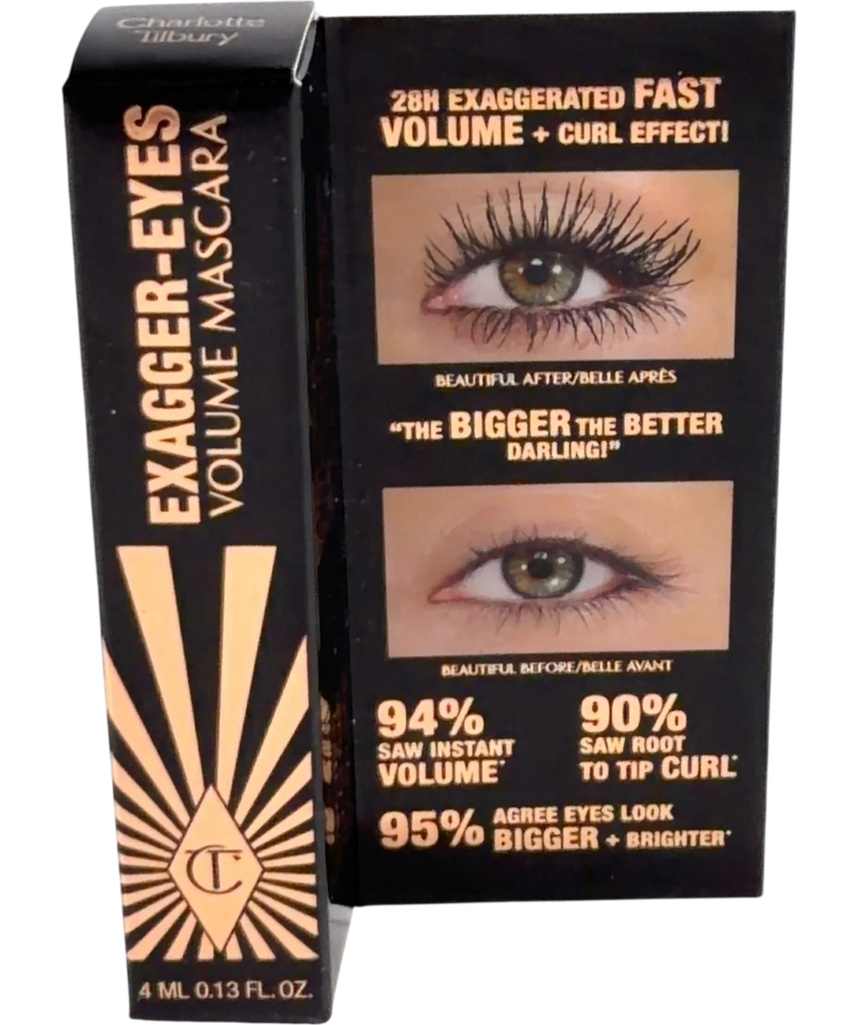 Charlotte Tilbury Exagger-Black Exagger-Eyes Volume Mascara, size 4ml — front