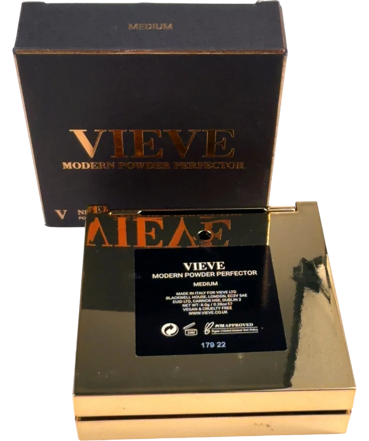 Vieve MEDIUM Modern Powder Perfector, size 8.0g — back
