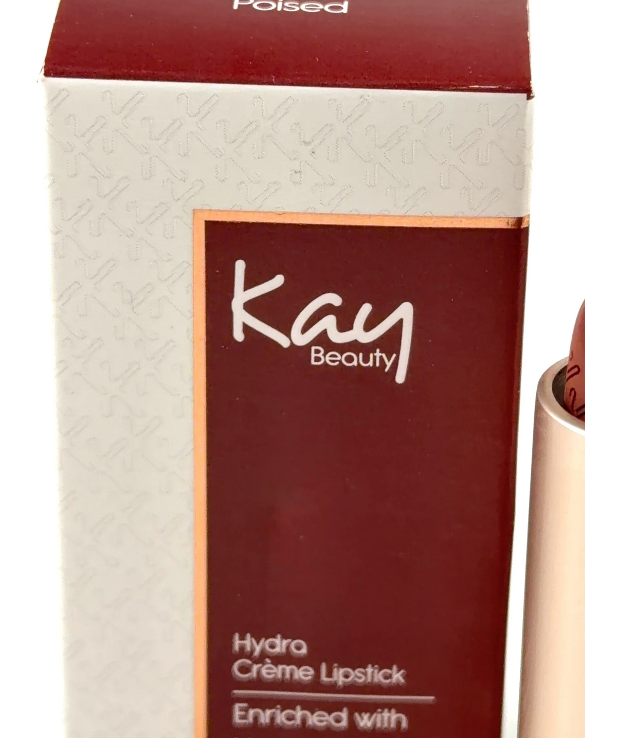 KAY BEAUTY Poised Hydra Crème Lipstick, size 3.6g — label