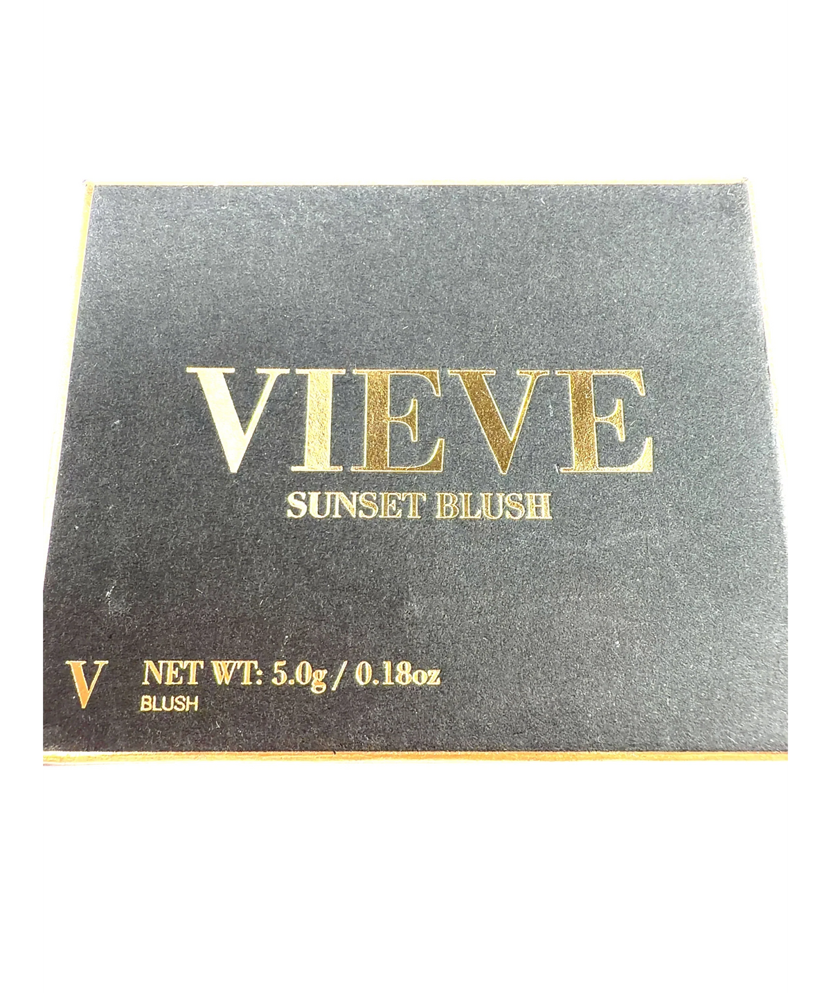 Vieve Pesca SUNSET BLUSH, size 5.0g — label