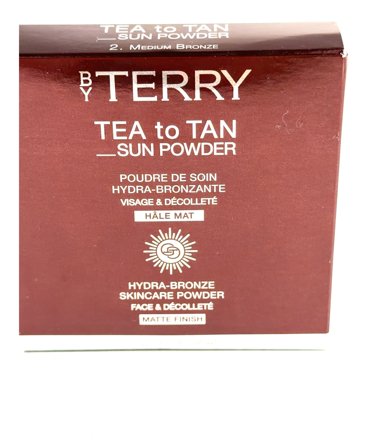 BY TERRY 2. Medium Bronze TEA to TAN SUN POWDER, size 10g — label
