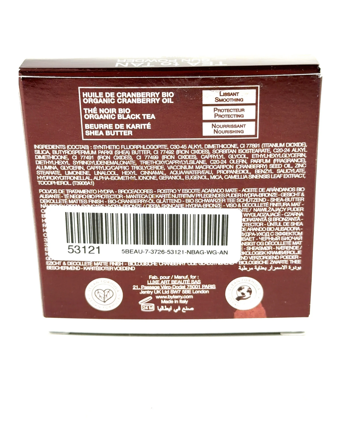 BY TERRY 2. Medium Bronze TEA to TAN SUN POWDER, size 10g — fabric detail