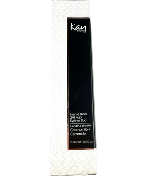Kay Beauty Intense Black 24H Kajal Eyeliner Duo 0.007oz