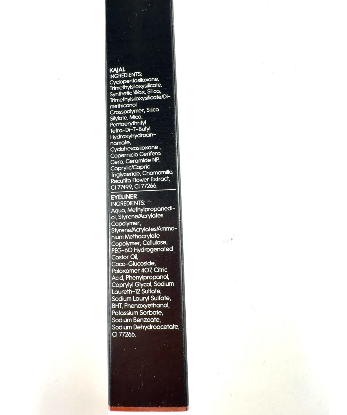 KAY BEAUTY Intense Black Intense Black 24H Kajal Eyeliner Duo, size 0.007oz — fabric detail
