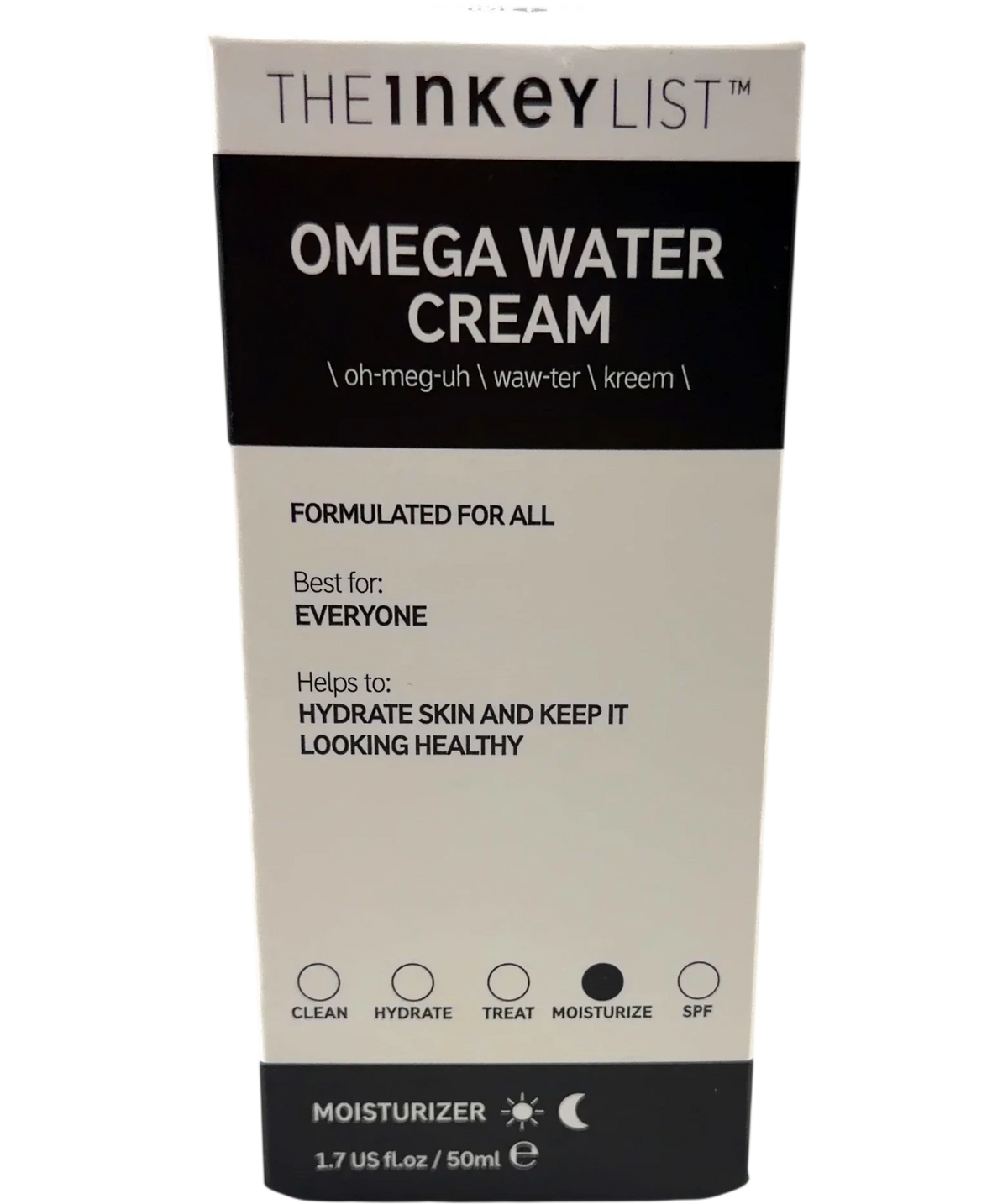 The Inkey List Omega Water Cream 50ml, size 50ml — front