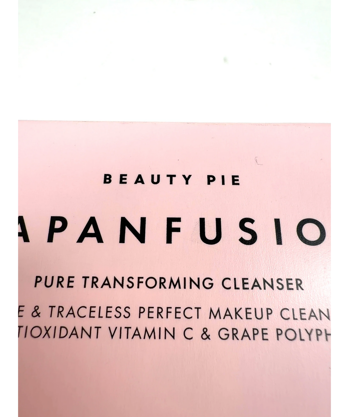 Beauty Pie JAPANFUSION PURE TRANSFORMING CLEANSER, size 100ml — label