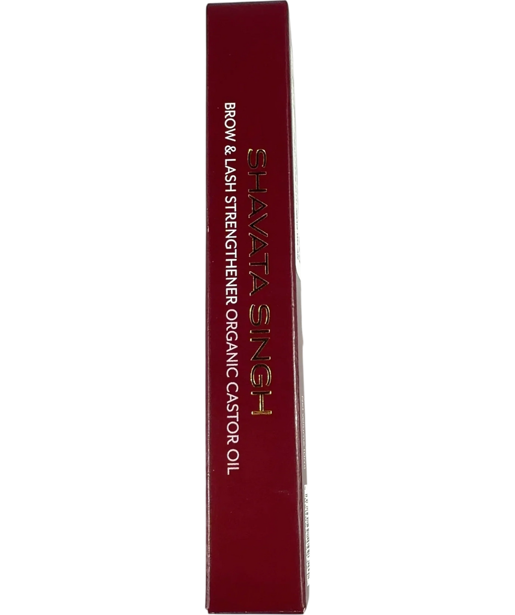Shavata singh BROW & LASH STRENGTHENER ORGANIC CASTOR OIL, size 10ml — front