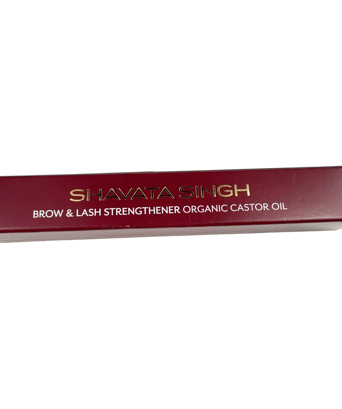 Shavata singh BROW & LASH STRENGTHENER ORGANIC CASTOR OIL, size 10ml — back