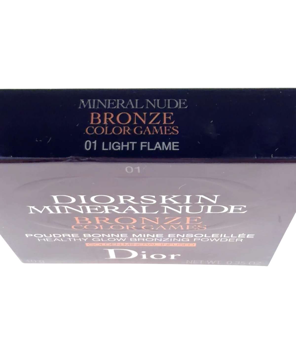 Dior 01 Light Flame Diorskin Mineral Nude Bronze Color Games, size 10g — back