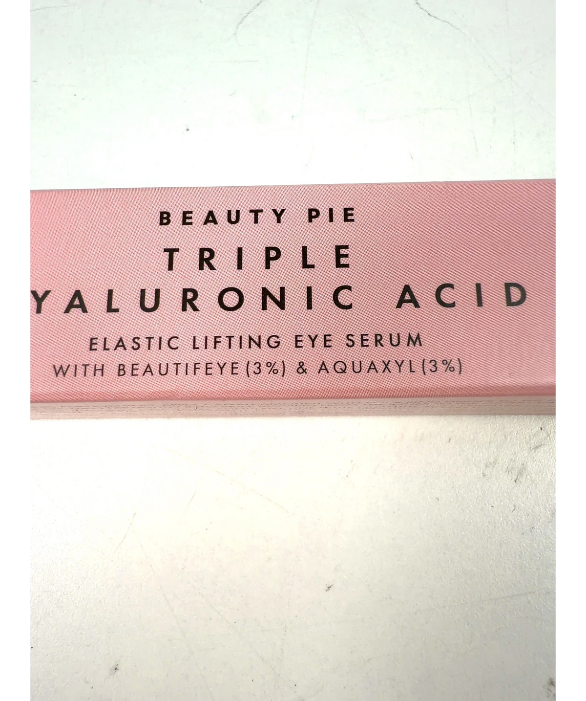 Beauty Pie TRIPLE HYALURONIC ACID, size 15ml — label