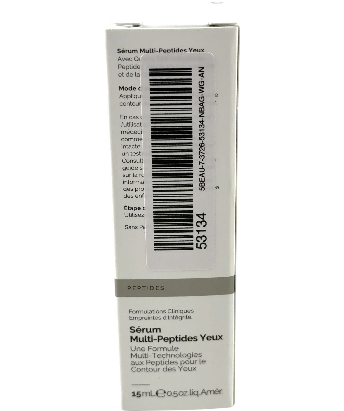 The Ordinary Multi-Peptide Eye Serum, size 15ml — back