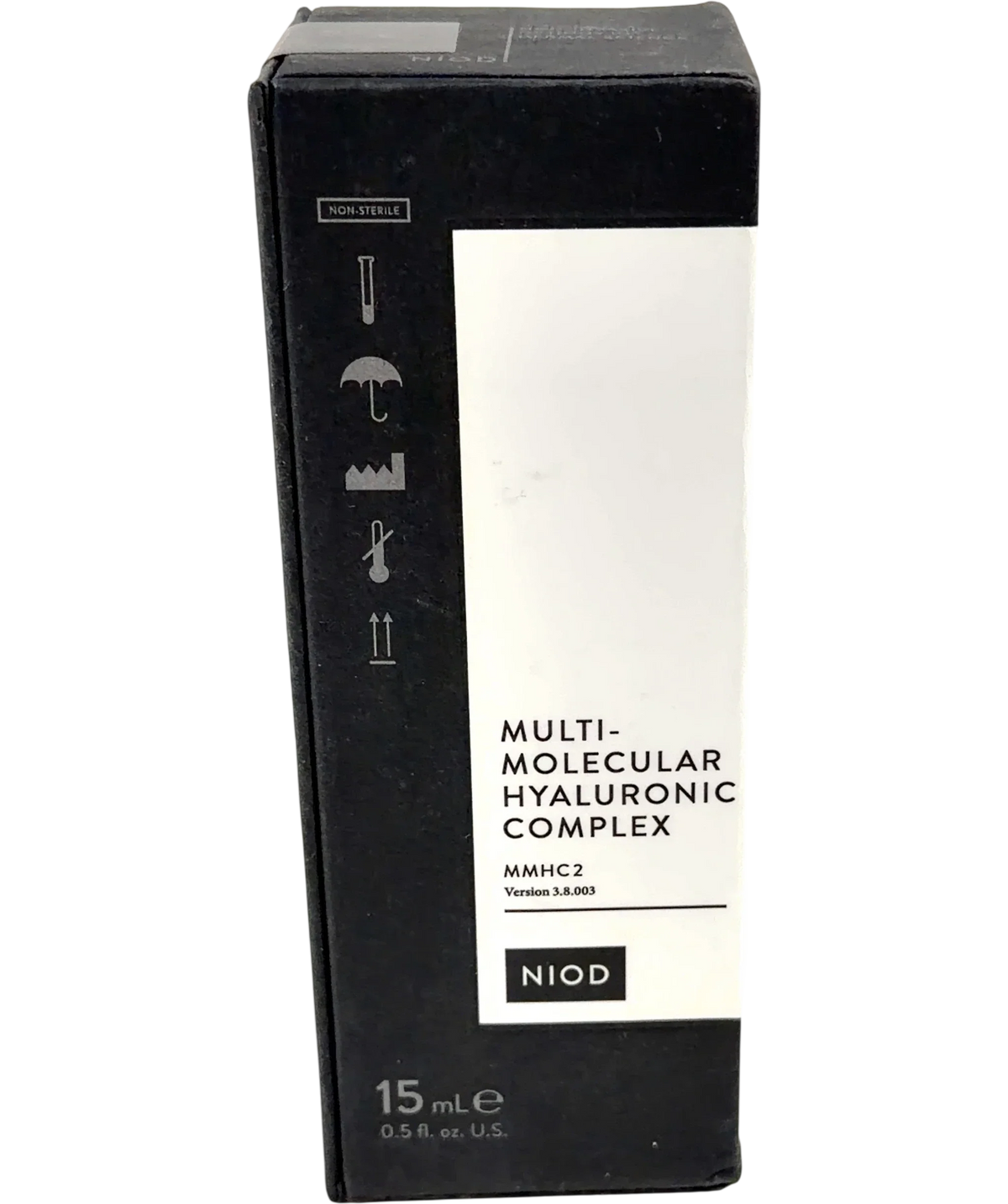 NIOD MULTI-MOLECULAR HYALURONIC COMPLEX, size 15ml — front