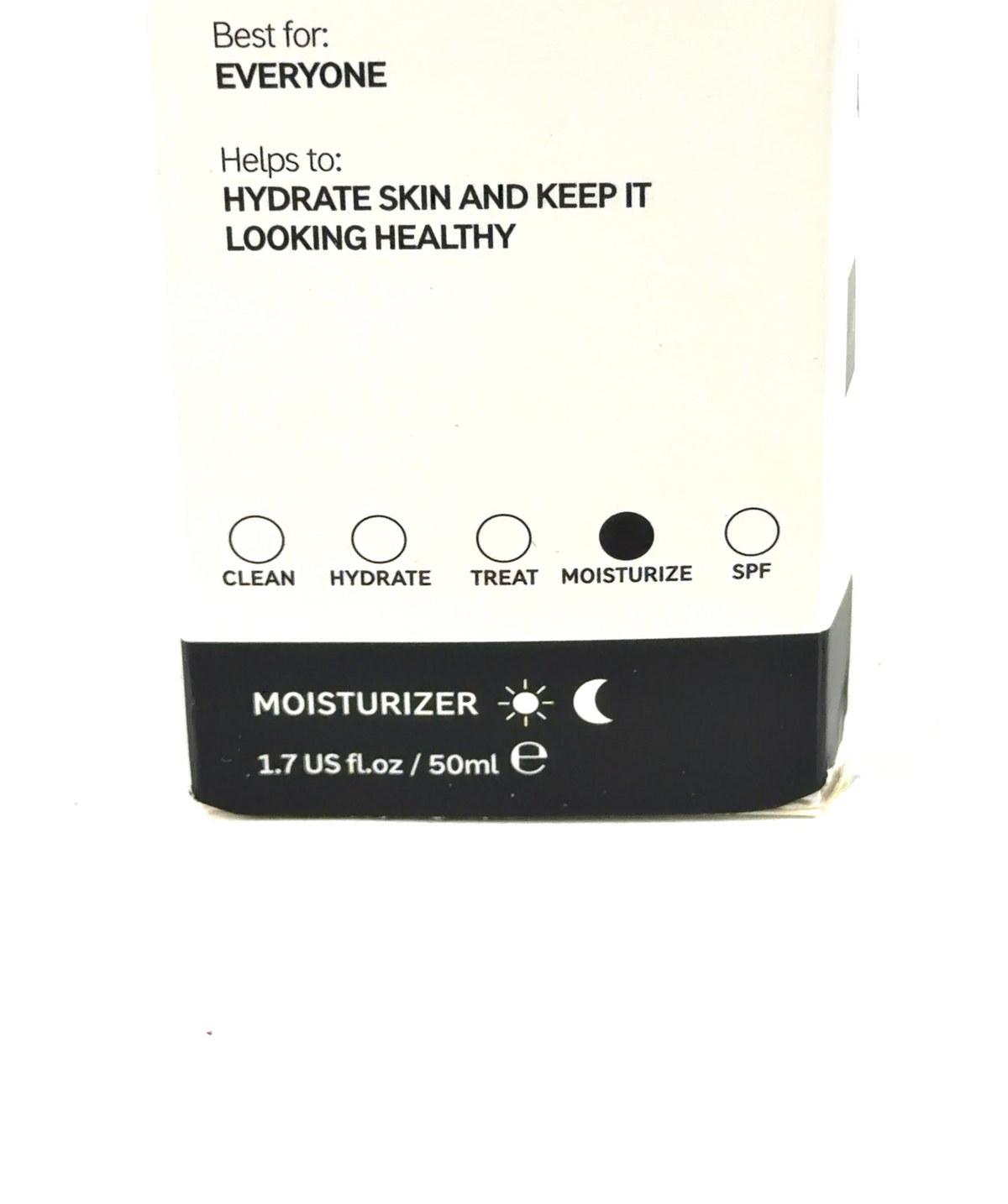 The Inkey List OMEGA WATER CREAM, size 50ml — care label