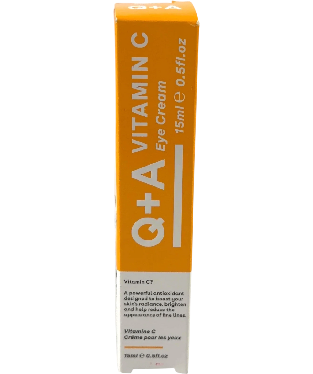 Q+A Vitamin C Eye Cream, size 15ml — front
