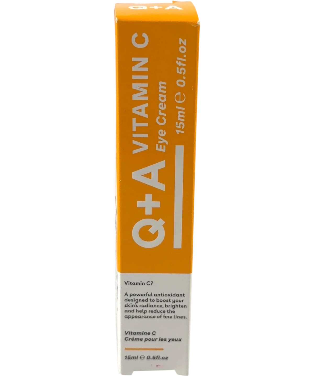Q+A Vitamin C Eye Cream, size 15ml — front