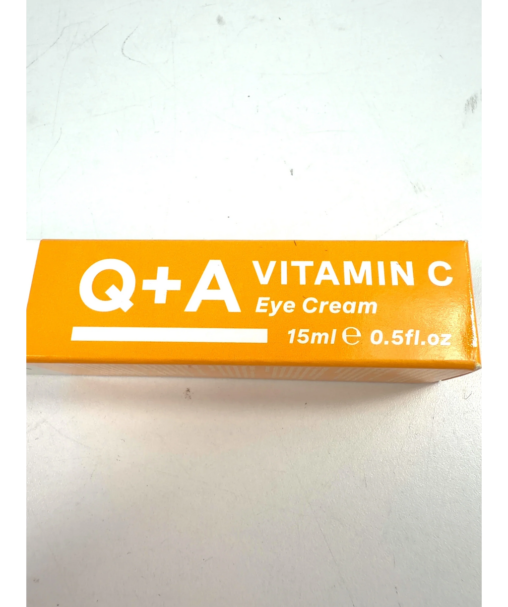 Q+A Vitamin C Eye Cream, size 15ml — care label