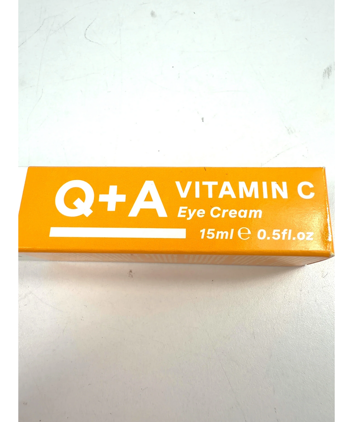 Q+A Vitamin C Eye Cream, size 15ml — care label