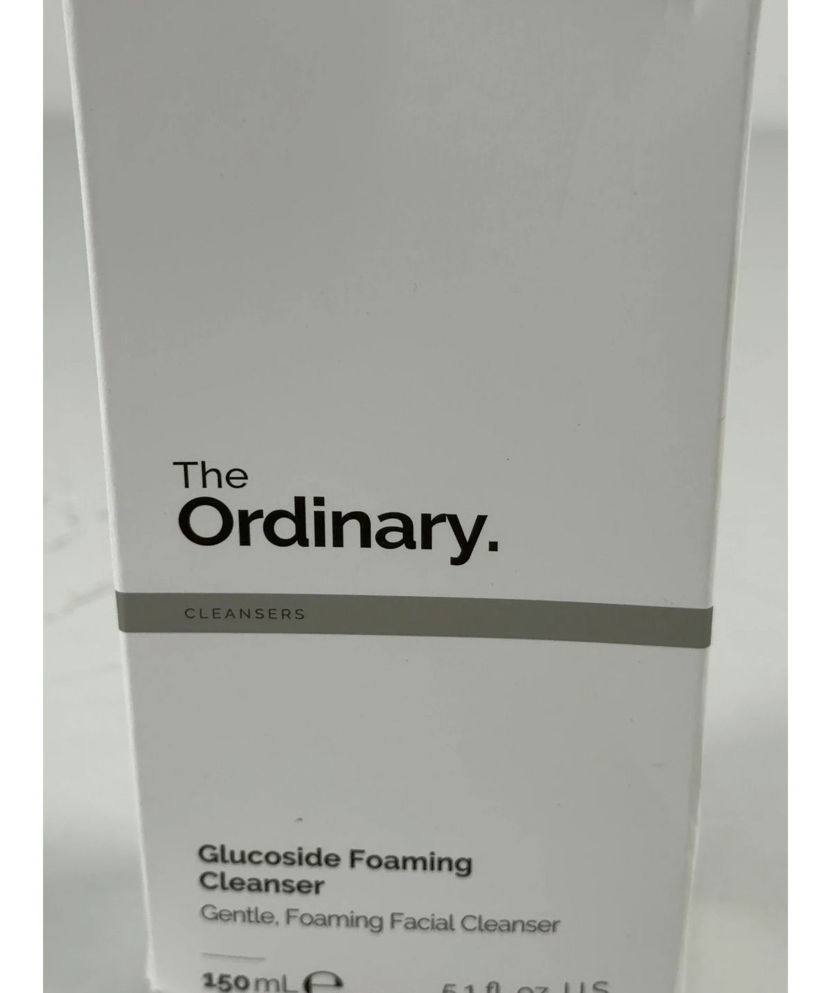 The Ordinary Glucoside Foaming Cleanser, size 150ml — label