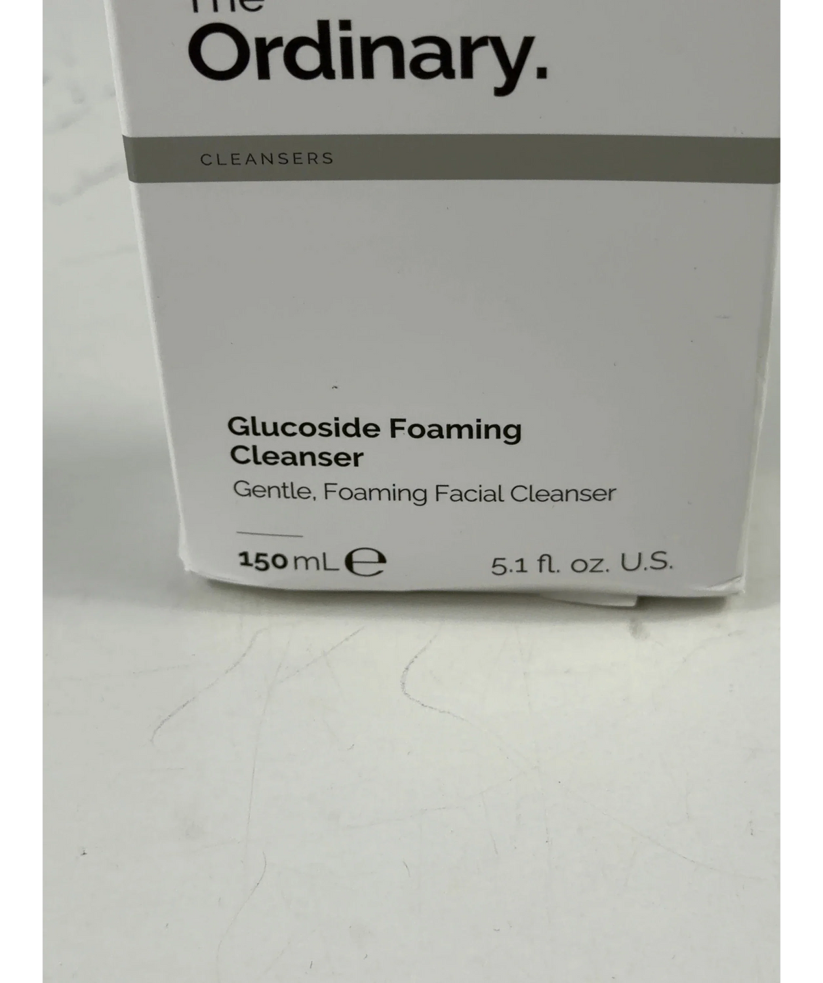 The Ordinary Glucoside Foaming Cleanser, size 150ml — care label
