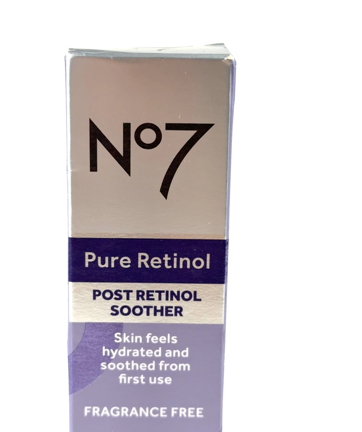 No7 Pure Retinol Post Retinol Soother, size 50ml — label