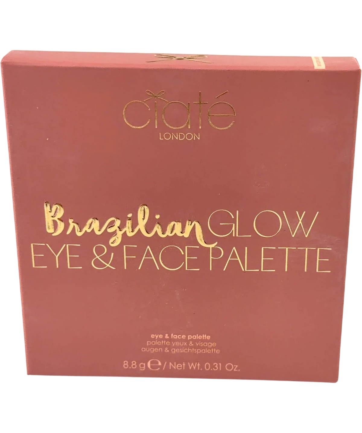 Ciaté London LIGHT MEDIUM Brazilian Glow Eye & Face Palette, size 8.8g — front