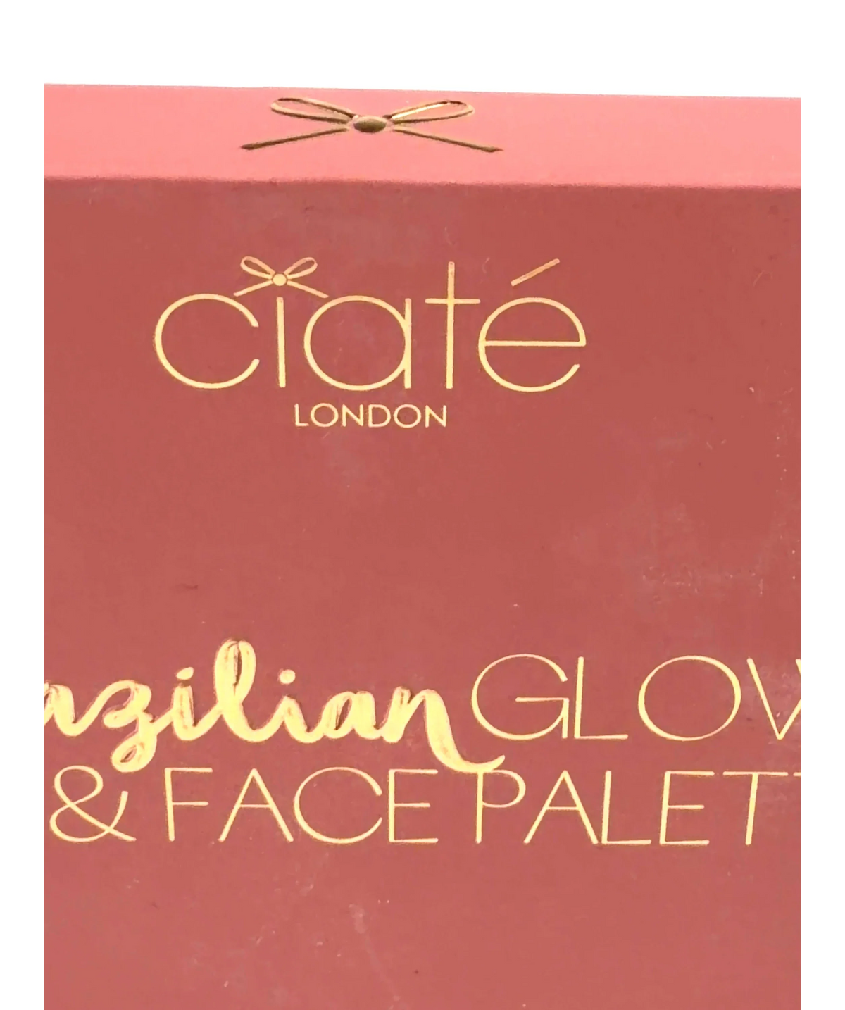 Ciaté London LIGHT MEDIUM Brazilian Glow Eye & Face Palette, size 8.8g — label