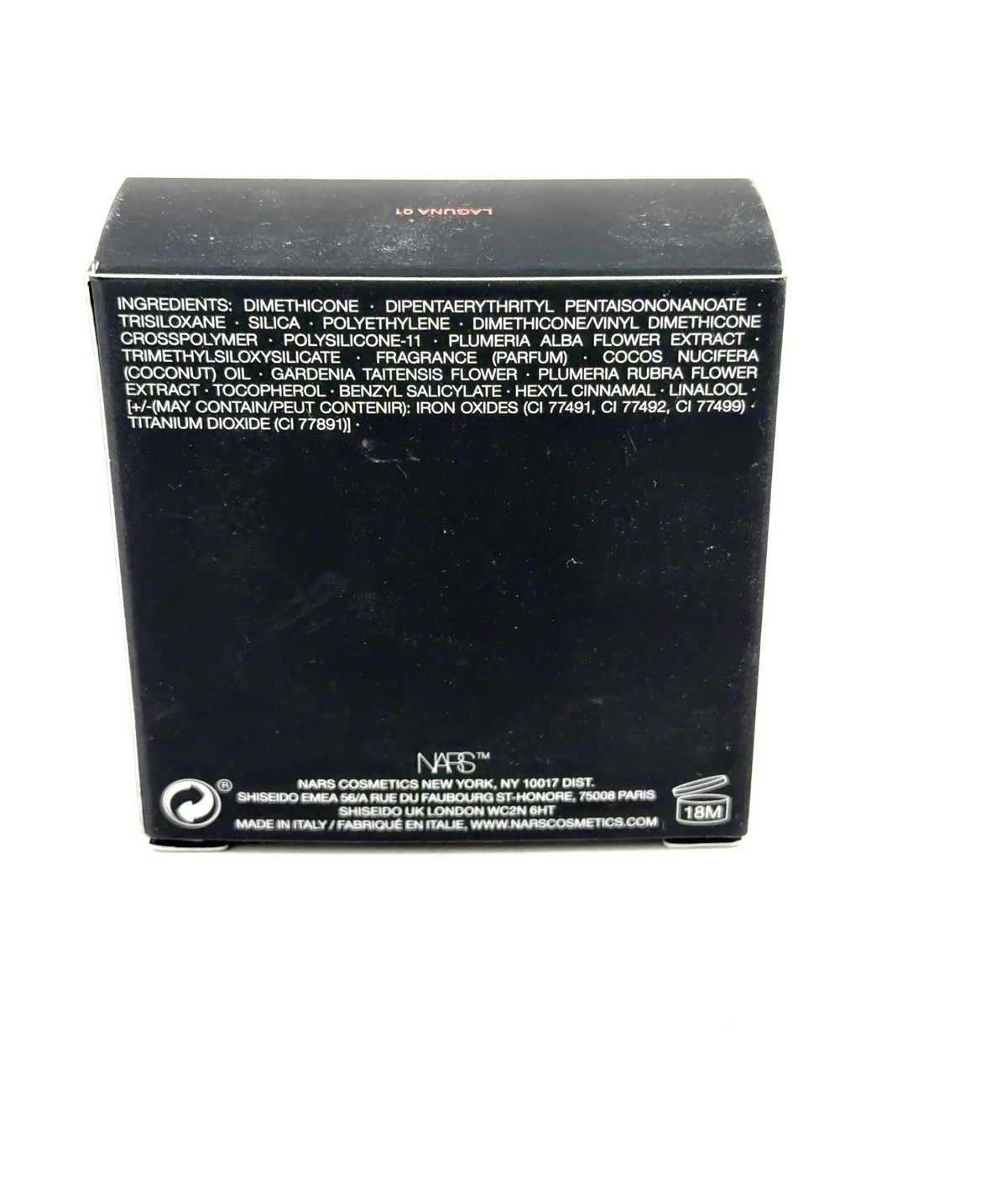NARS LAGUNA 01 LAGUNA BRONZING CREAM CRÈME BRONZANTE, size 19g — fabric detail