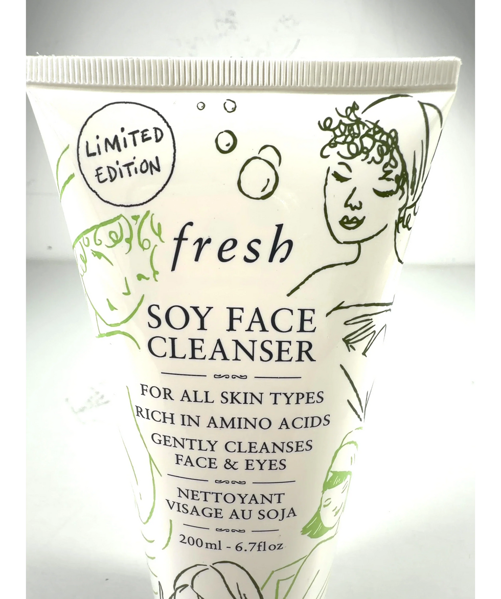 fresh SOY FACE CLEANSER, size 200ml — label