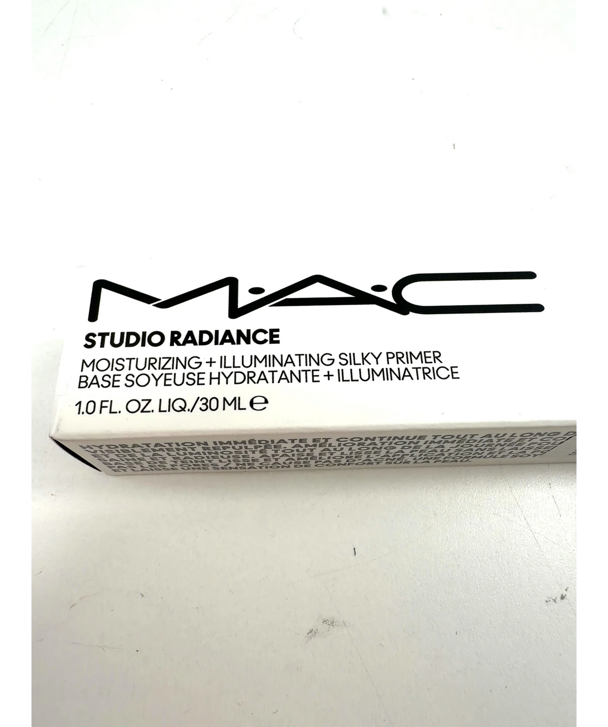 MAC Shade, size 30ml — label