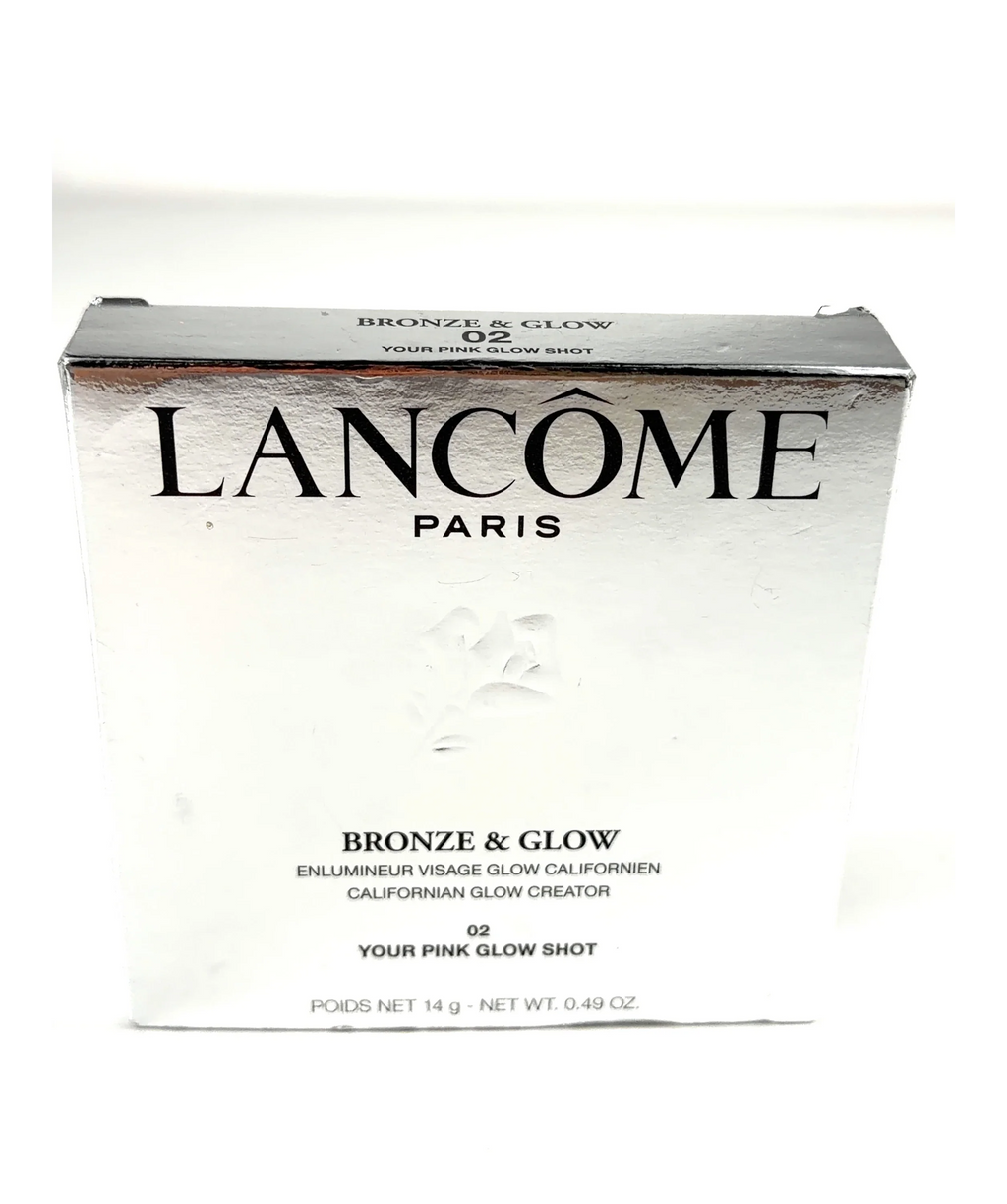 Lancôme 02 Your Pink Glow Shot Bronze & Glow Californian Glow Creator, size 14g — label