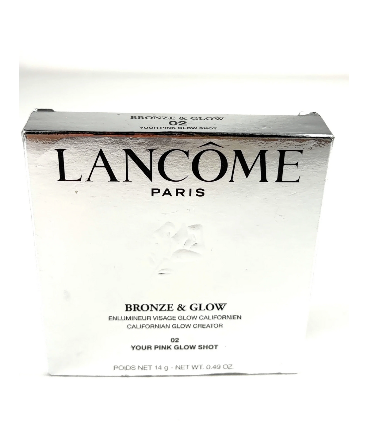 Lancôme 02 Your Pink Glow Shot Bronze & Glow Californian Glow Creator, size 14g — label