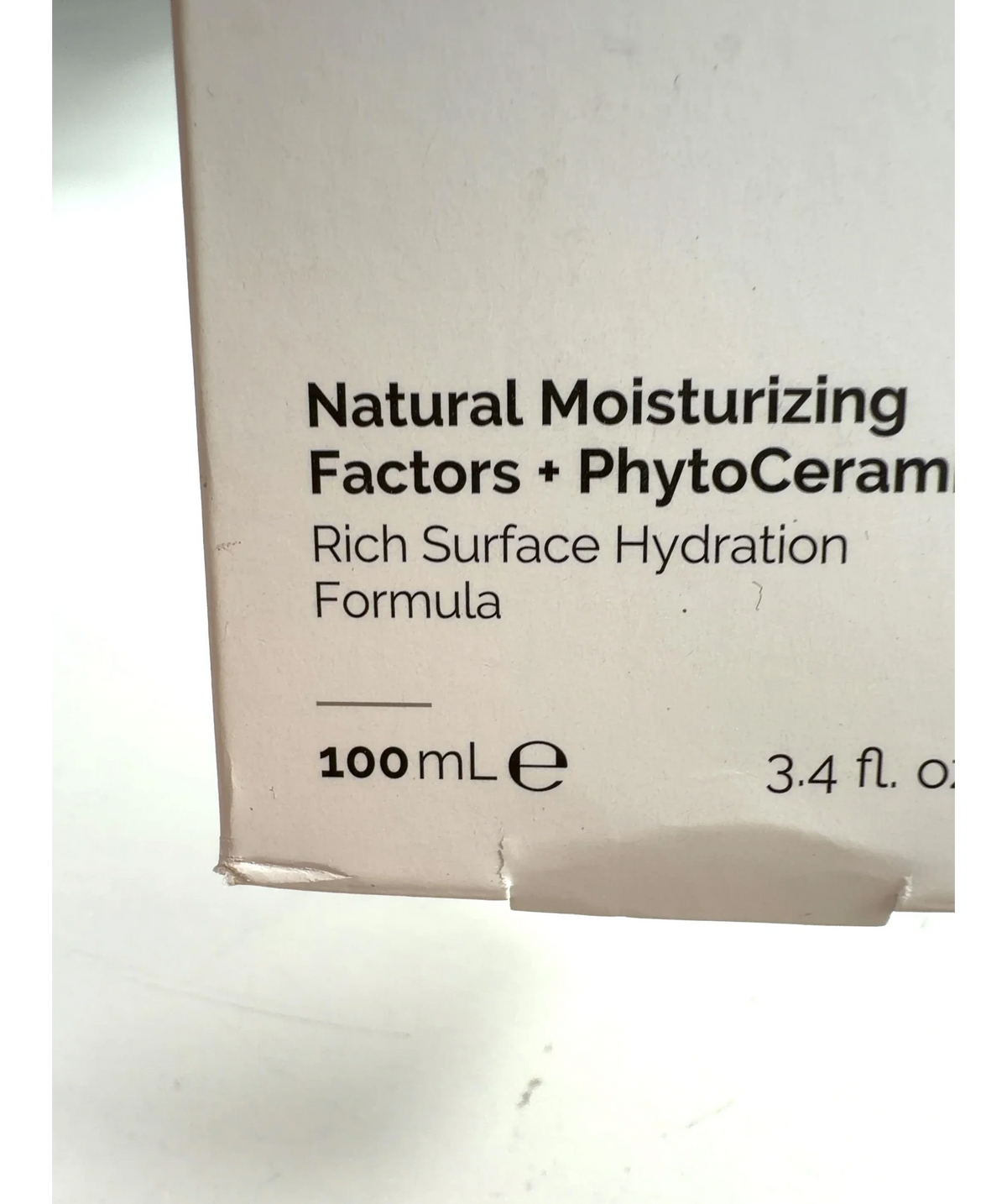 The Ordinary Natural Moisturizing Factors + PhytoCeramides, size 100ml — care label