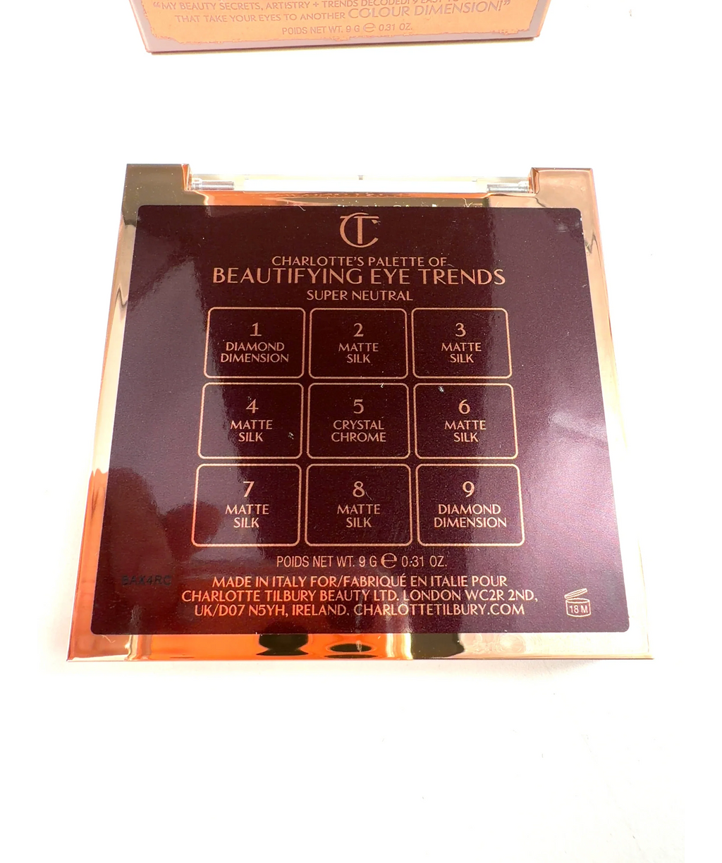 Charlotte Tilbury Super Neutral Palette of Beautifying Eye Trends, size 9g — additional view