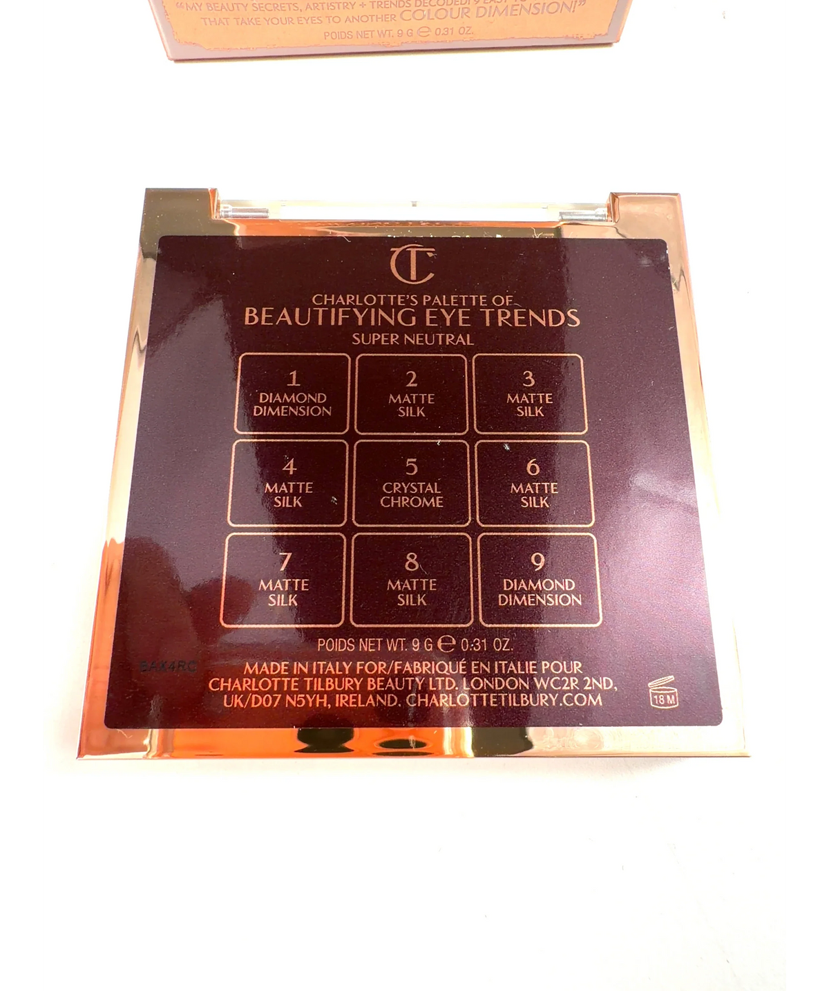 Charlotte Tilbury Super Neutral Palette of Beautifying Eye Trends, size 9g — additional view