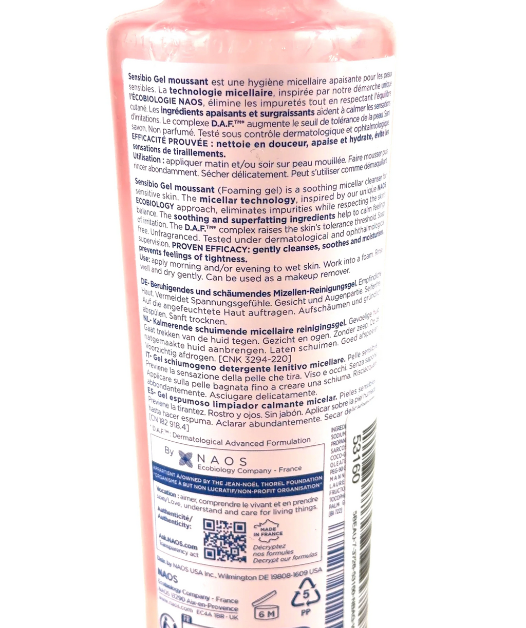Bioderma Sensibio Gel Moussant, size 200ml — fabric detail