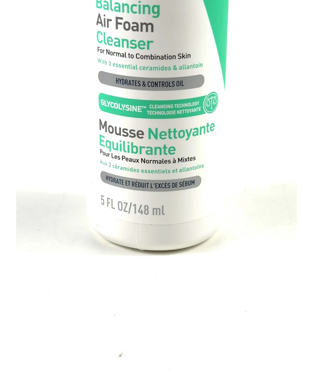 Cerave Balancing Air Foam Cleanser, size 148ml — care label