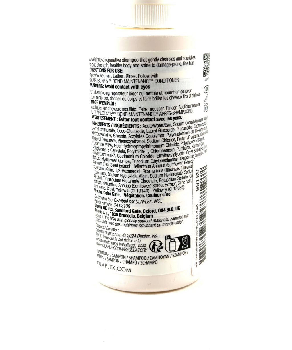 Olaplex Nº.4-Fine Bond Maintenance™ Volumizing Shampoo, size 250ml — fabric detail