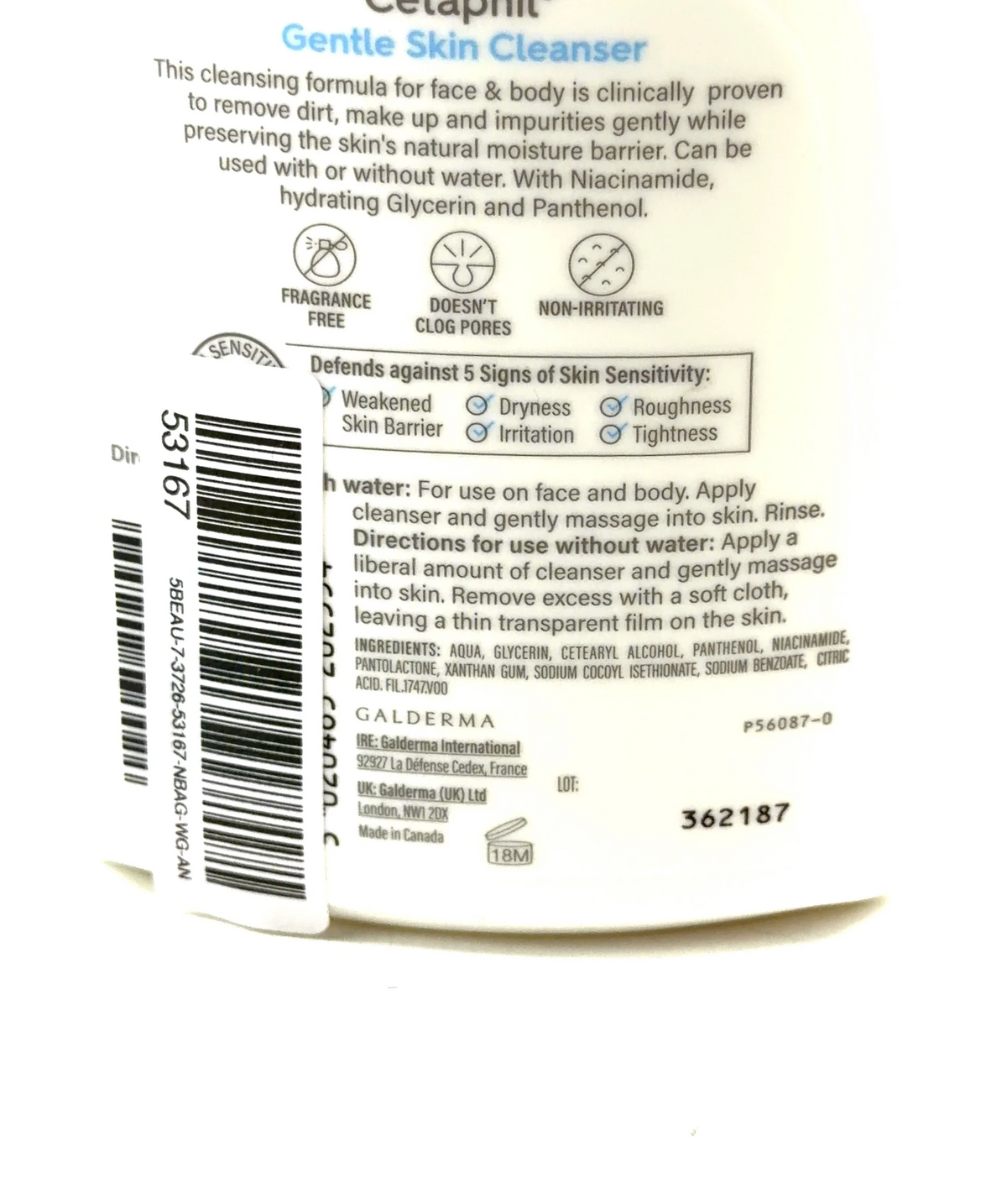 Cetaphil Gentle Skin Cleanser 236ml, size 236ml — detail